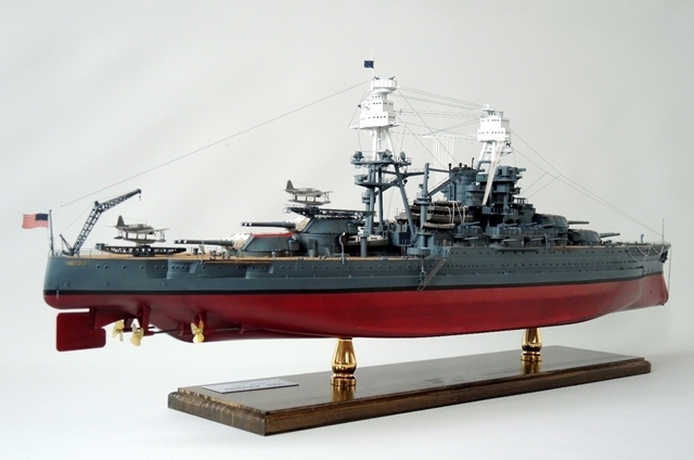 1/200 USS BB39 アリゾナの製作⑯ 完成！ | 何時になったら出来るやら？