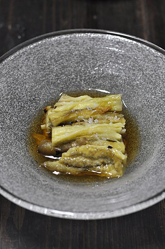 横山秀樹 中皿鉢 白泡 手吹きガラス 横山秀樹 中皿鉢 白