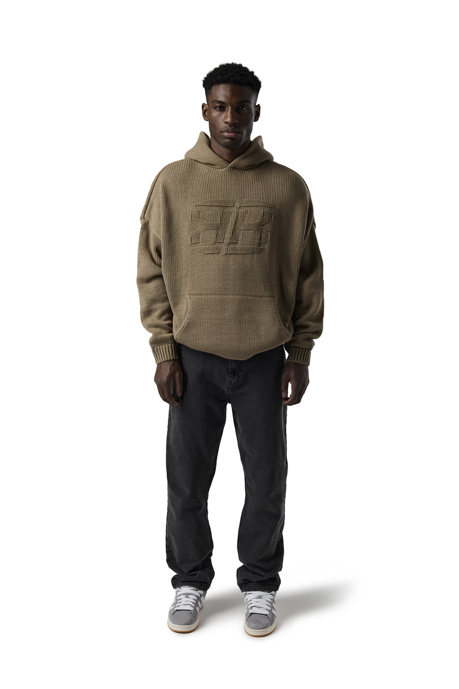 Branded Knit Hoodie – Brother and Kin