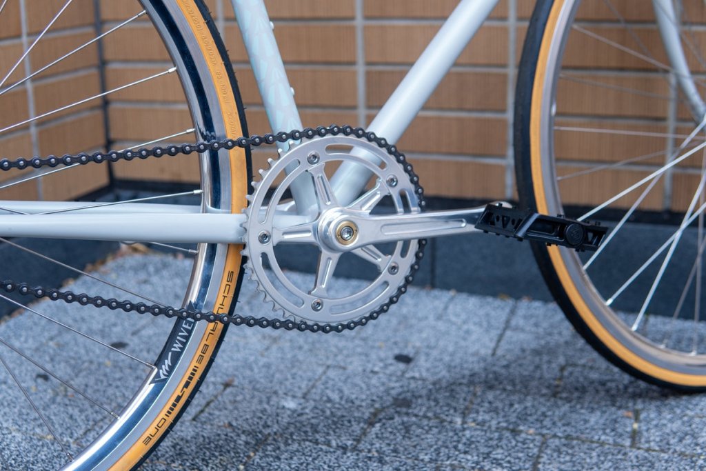 bluelug rmcクランクセット165 ボトムブラケット チェーンリング付き