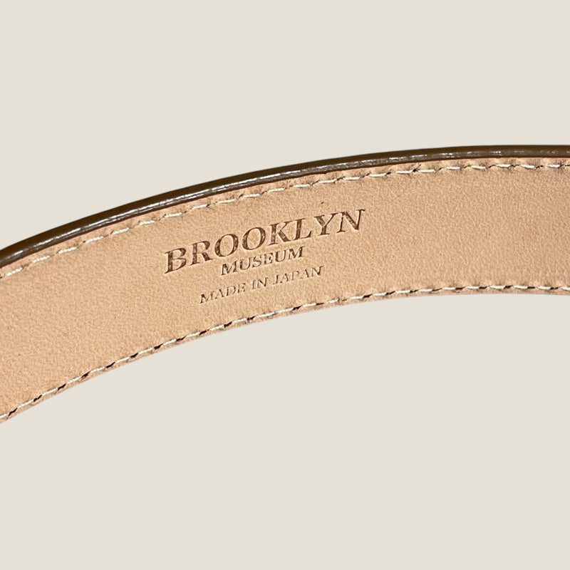 フレンチカーフ] 35mmベルトcolor：キャメル – BROOKLYN MUSEUM