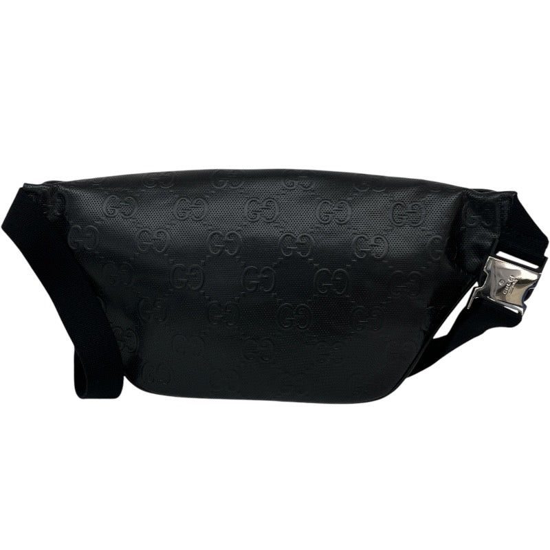 GUCCI】グッチ GGエンボス ベルトバッグ 645093 ウエストバッグ レザー