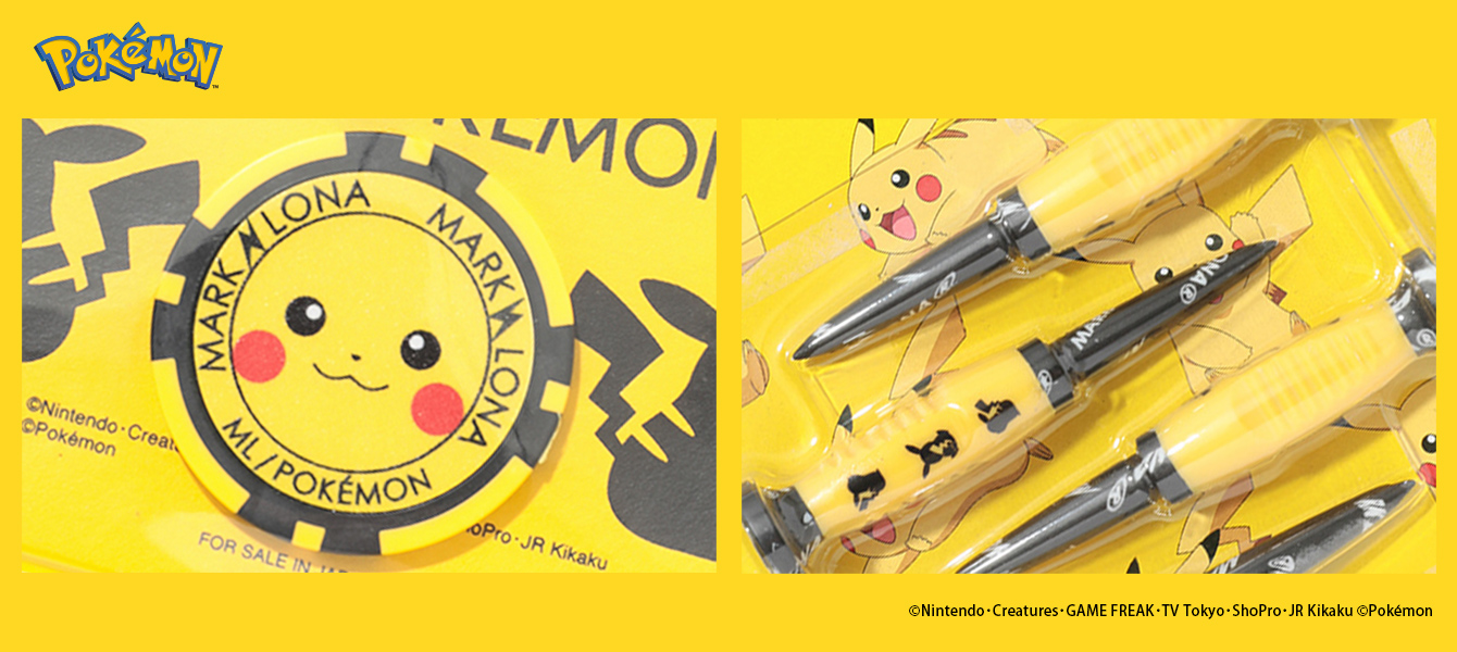 ポケモンをデザインしたゴルフアクセサリーが登場 | MARK & LONA