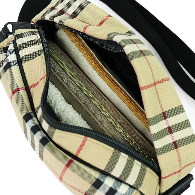 Brandol / BURBERRY バーバリー ショルダーバッグ チェック柄 ベージュ