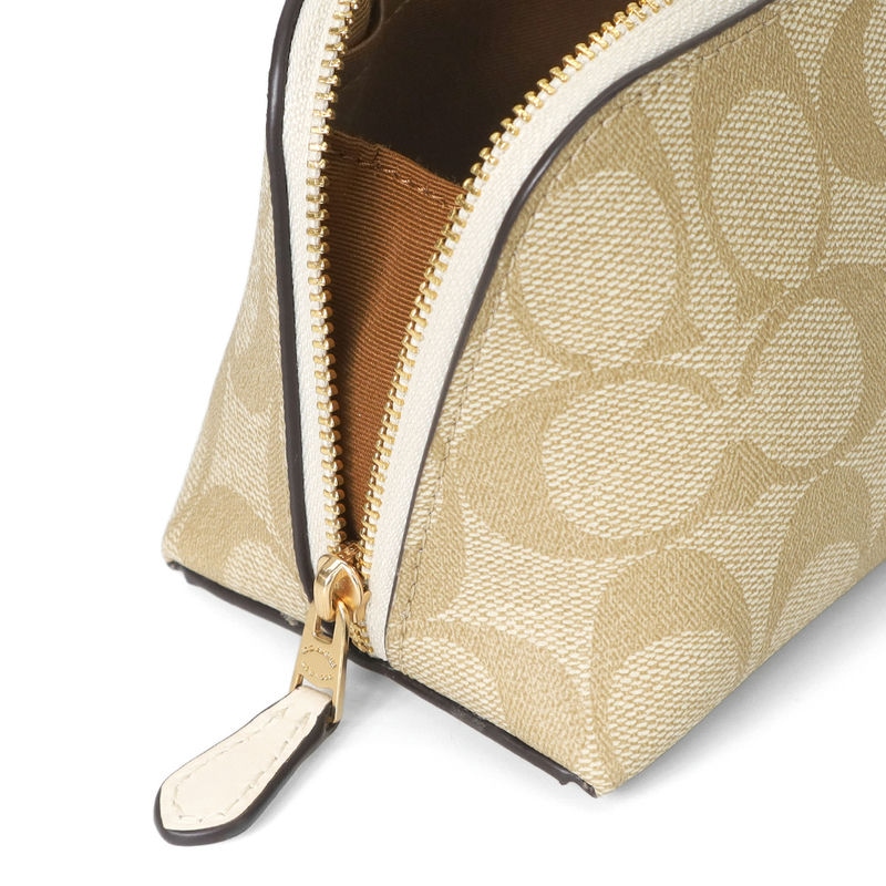 Brandol / COACH コーチ ポーチ シグネチャー コスメポーチ ライト