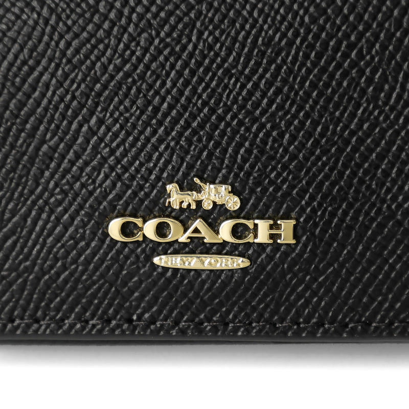 Brandol / COACH コーチ キーケース シンプル レザー ブラック F76741