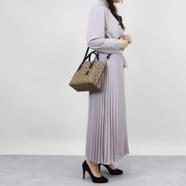 Brandol / COACH コーチ ミニトートバッグ シグネチャー Molie 25