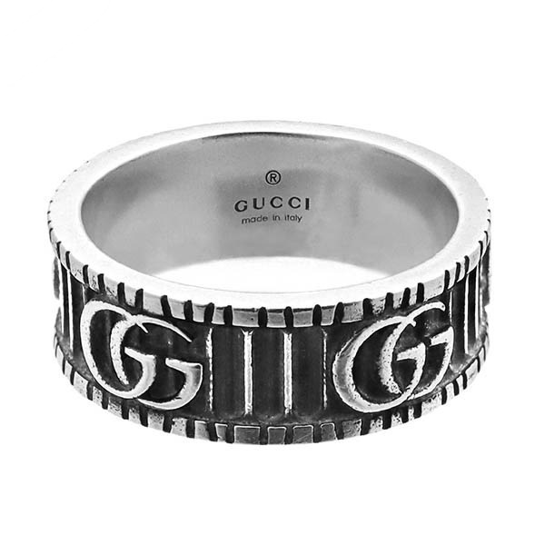 Brandol / GUCCI グッチ リング ダブルG シルバーリング 11号 551899