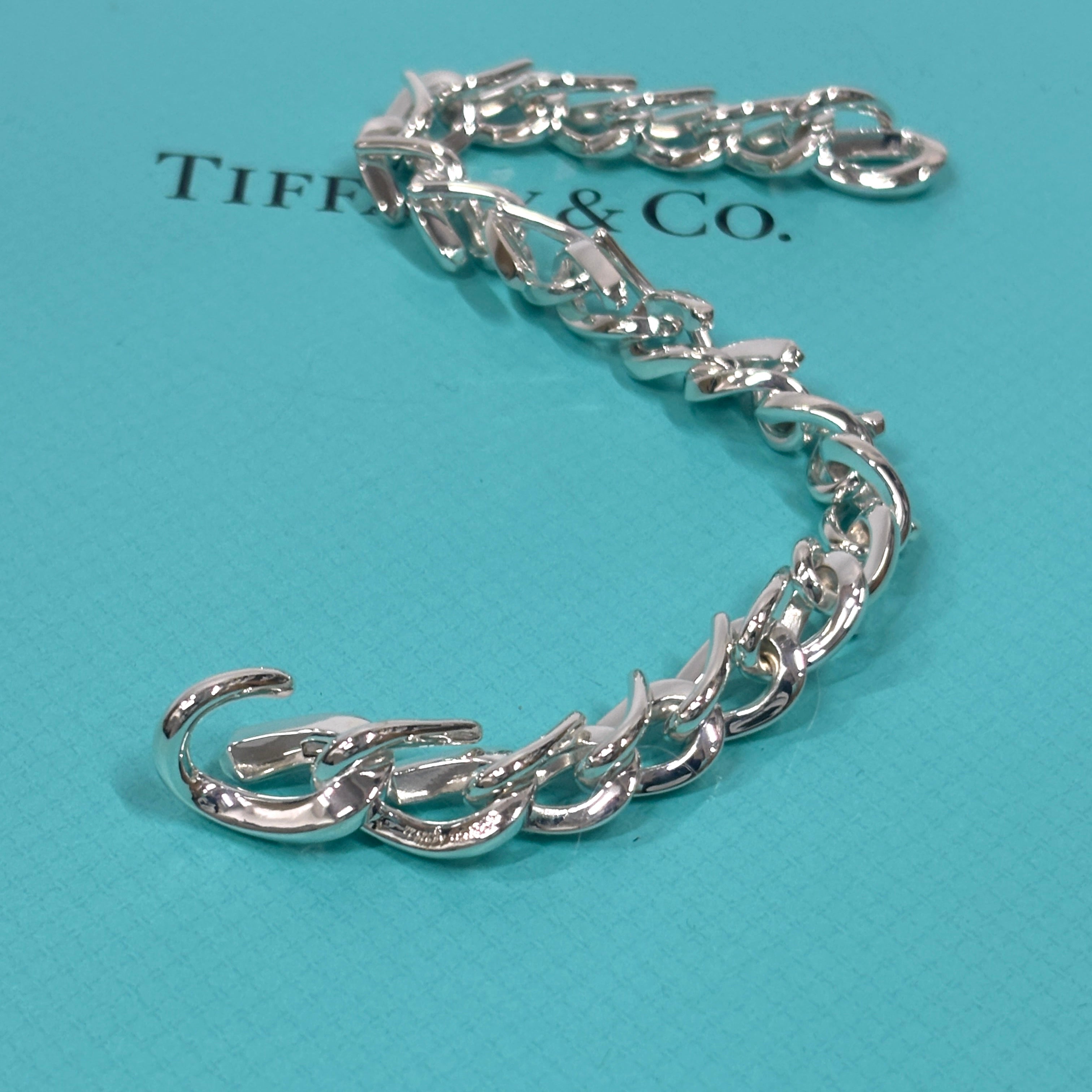 Tiffany & Co. ティファニー フォージミディアムリンクブレスレット L