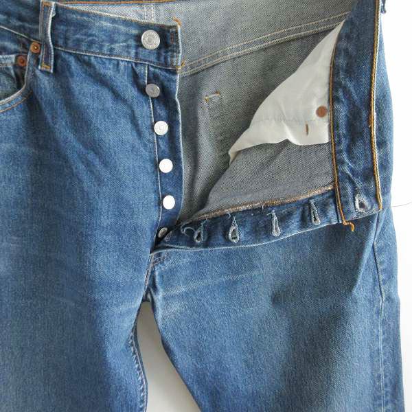 2000年製 USA製 リーバイス501 ヒゲ落ち ジーンズ 実寸W36 バレンシア