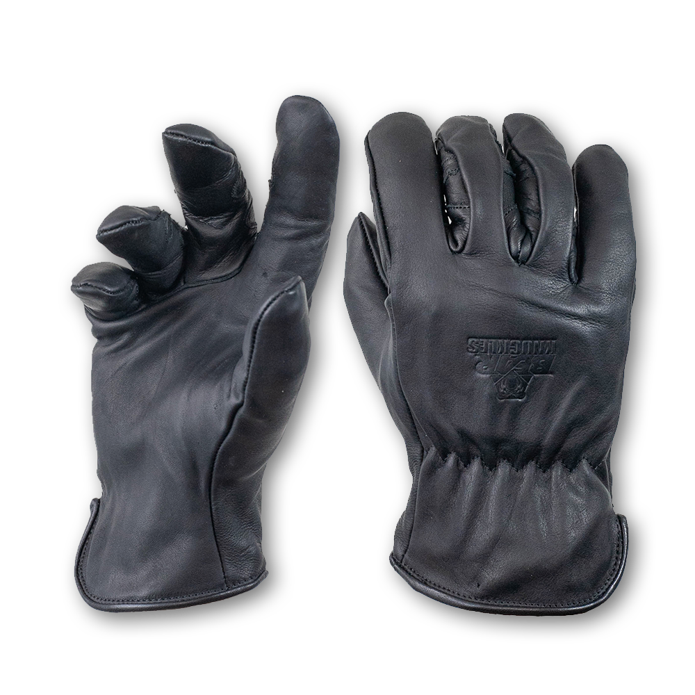 Midnight | Water Resistant Leather Gloves | Bear Knuckles Gloves