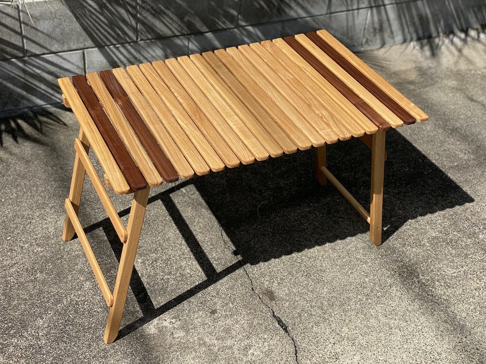 キャンプマニアプロダクツ ウォールナットテーブル ① CAMP MANIA