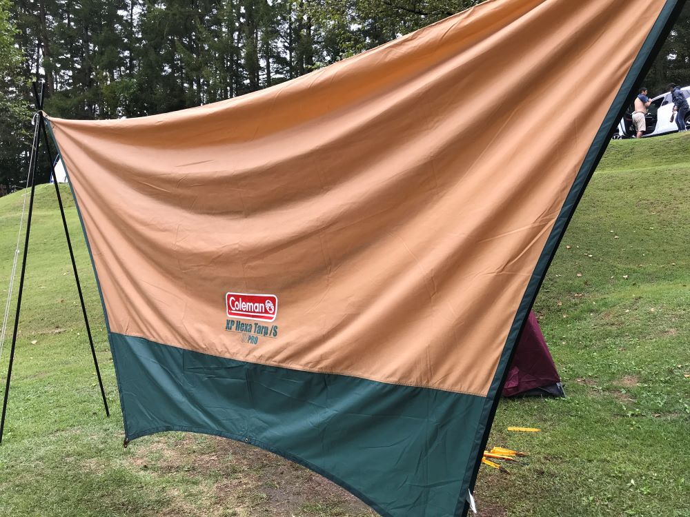 初心者でもラクラク設営】コールマンXPヘキサタープをレビュー