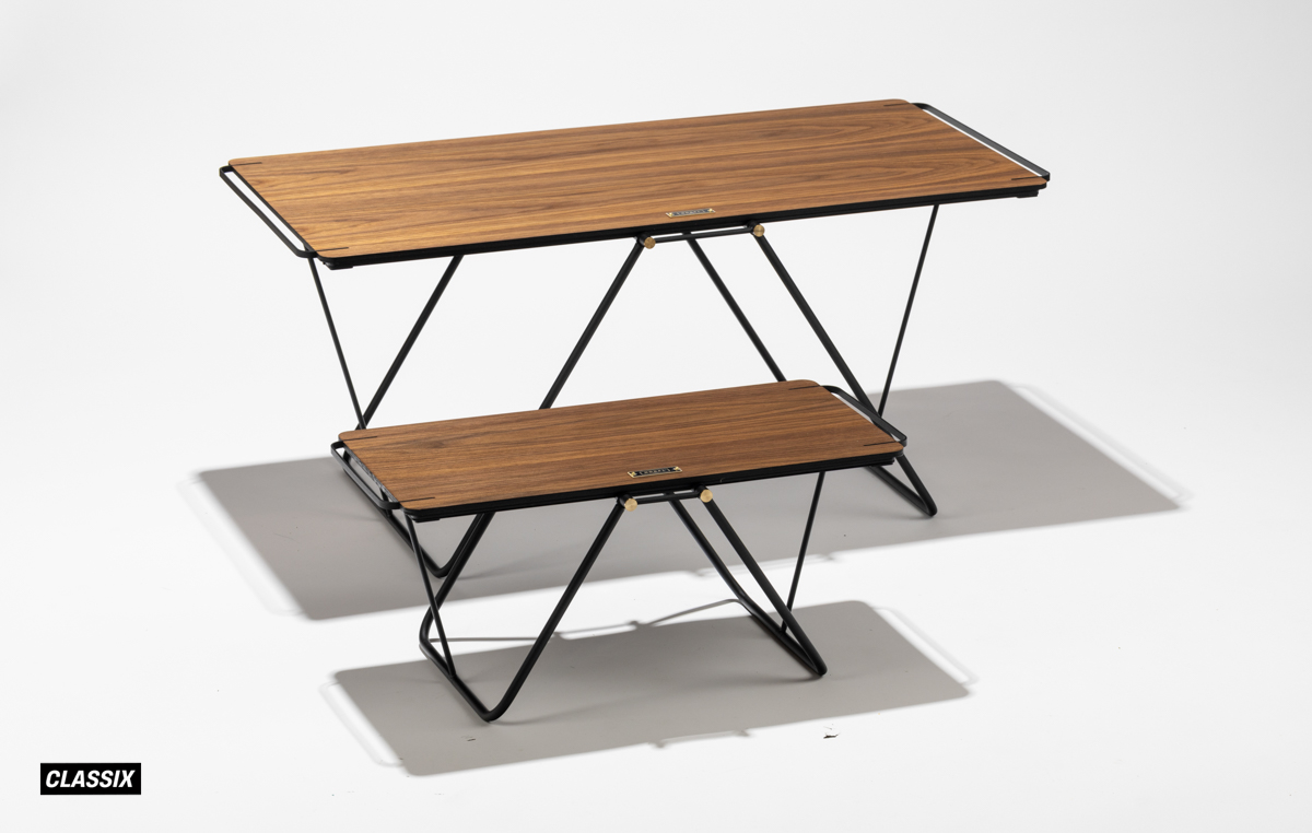 拡張パーツを組み合わせて楽しめるフォールディングテーブル｜ノデル