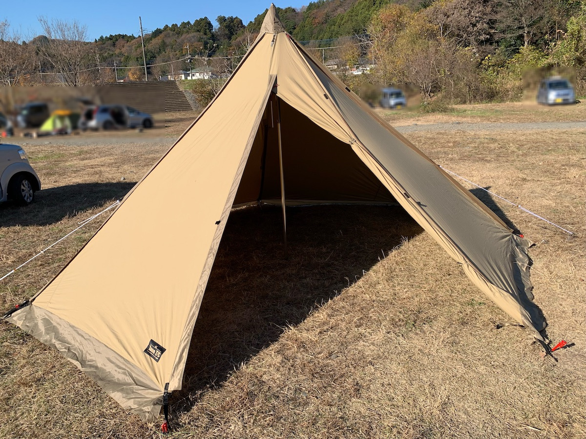 ogawa「タッソ T/C」の設営方法や居住感などを徹底レビュー