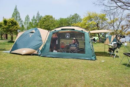 タフワイドドームテント300EXとタープの連結 | 家族でオートキャンプ