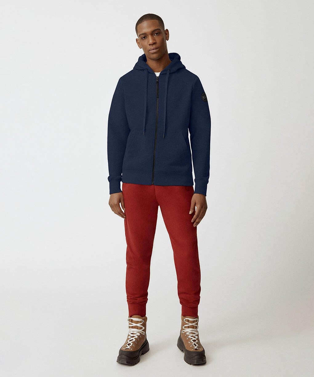 ヒューロン フルジップ フーディー ブラックレーベル(7401MB)｜カナダ