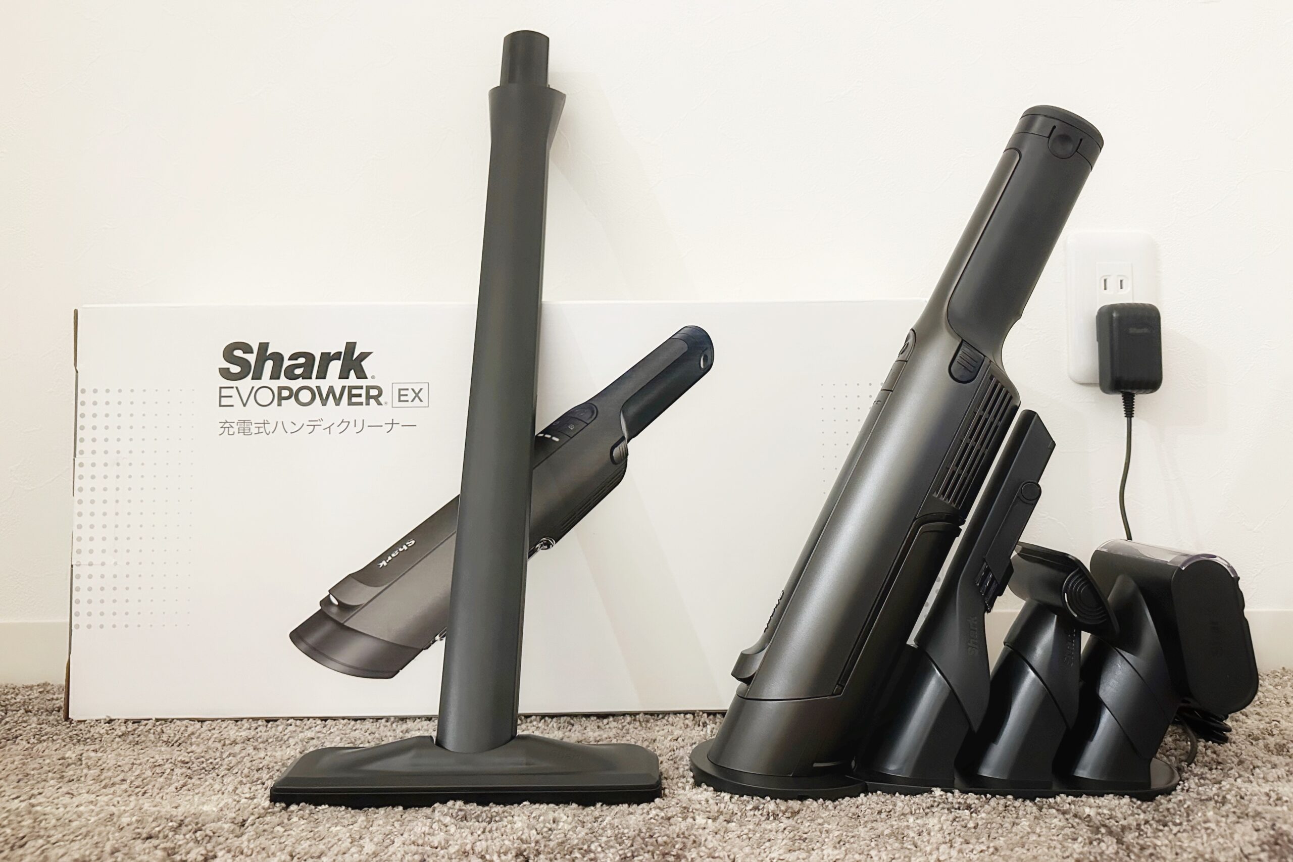WV416JGY シャーク スティッククリーナー 本体 グレー 【公式通販】
