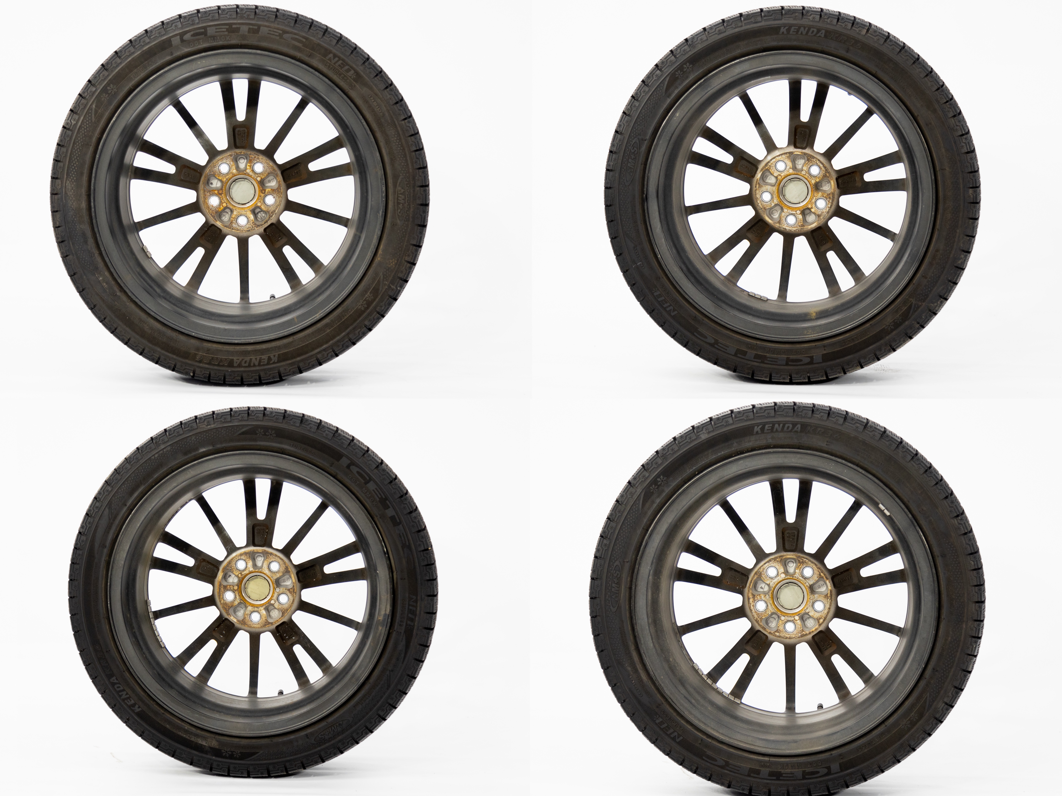 中古】KENDA KR36 215/45R17 86前期純正AW スタッドレス・ホイール