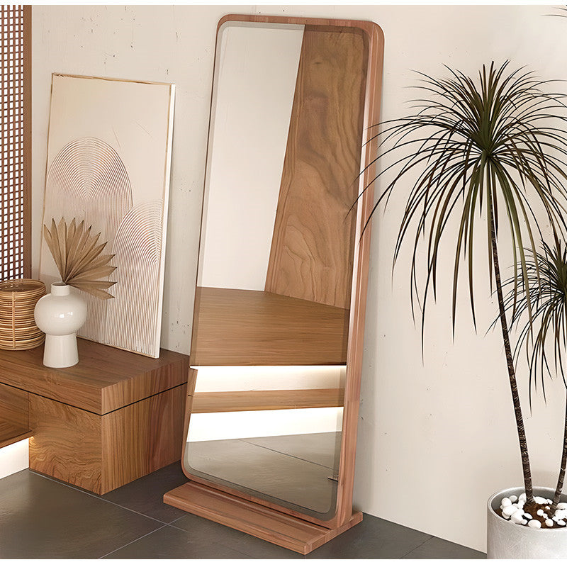 全身鏡 スタンドミラー ナチュラル 姿見 シンプル リビング ベッド