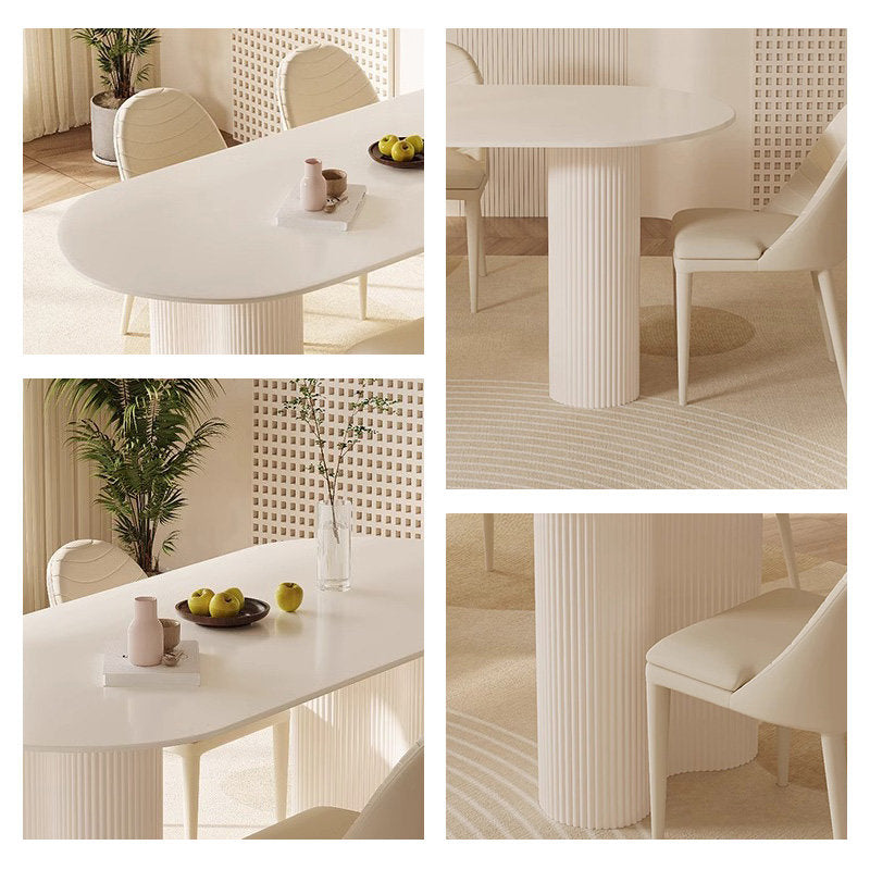 ダイニングテーブル 2人/4人/6人掛け 食卓 食事テーブル クリーム風