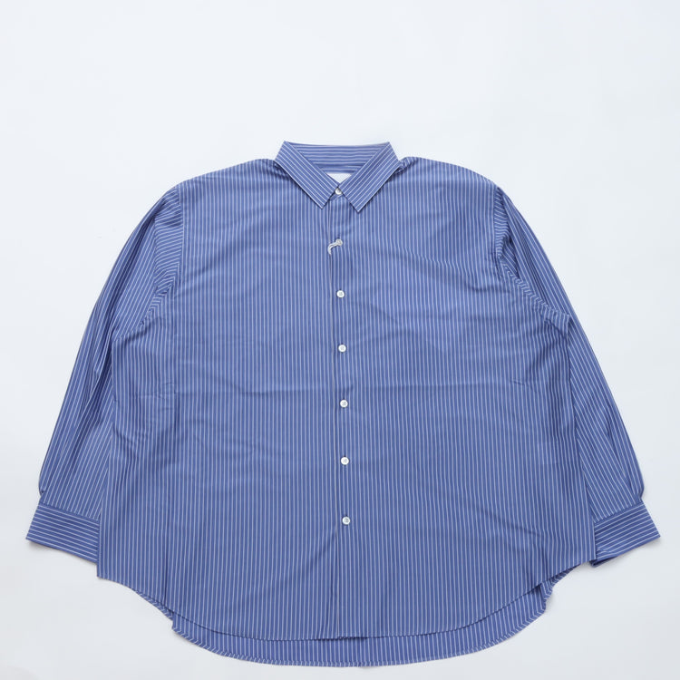 KANEMASA PHIL / 46G Atmosphere Stripe L/S Shirt PS BLUE – CASDAY