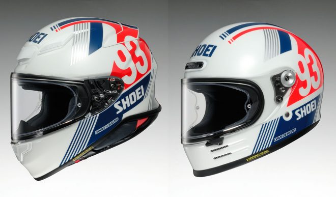 マルク・マルケスのレプリカヘルメット『MM93 RETRO』がショウエイZ-8