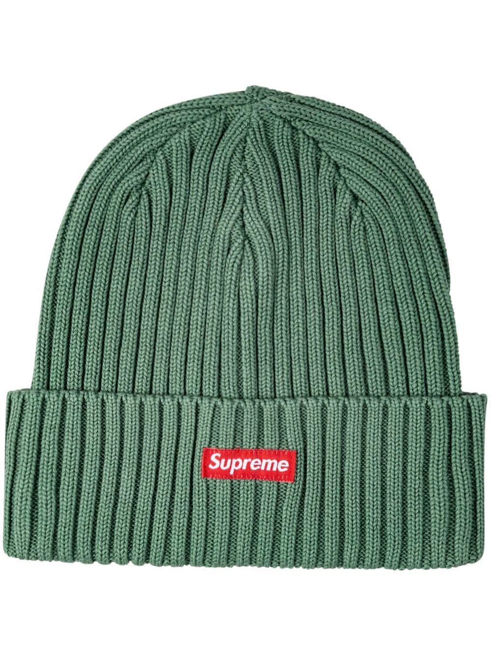 Supreme Overdyed ribbed-knit Beanie | Green | FARFETCH
