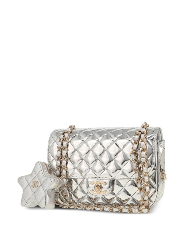 CHANEL Pre-Owned Timeless キルティング ショルダーバッグ | シルバー