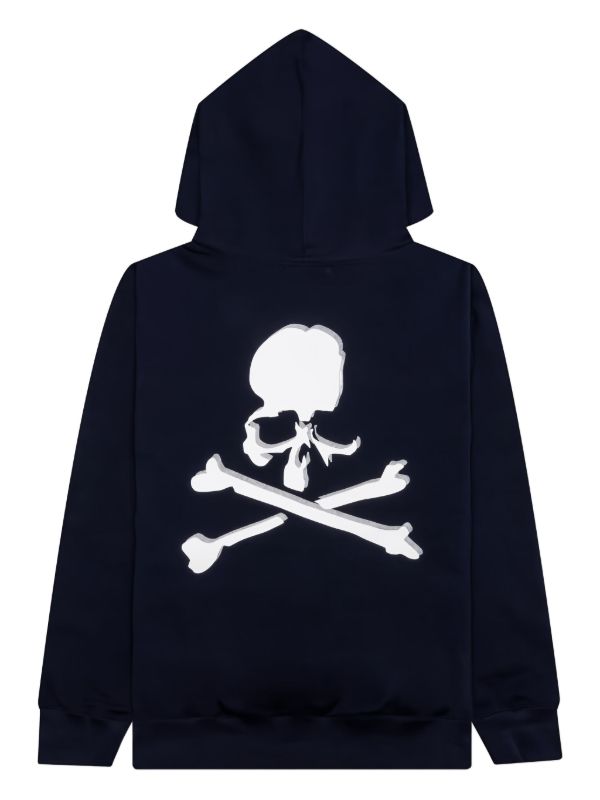 Mastermind Japan Logo long-sleeves Hoodie | Blue | FARFETCH