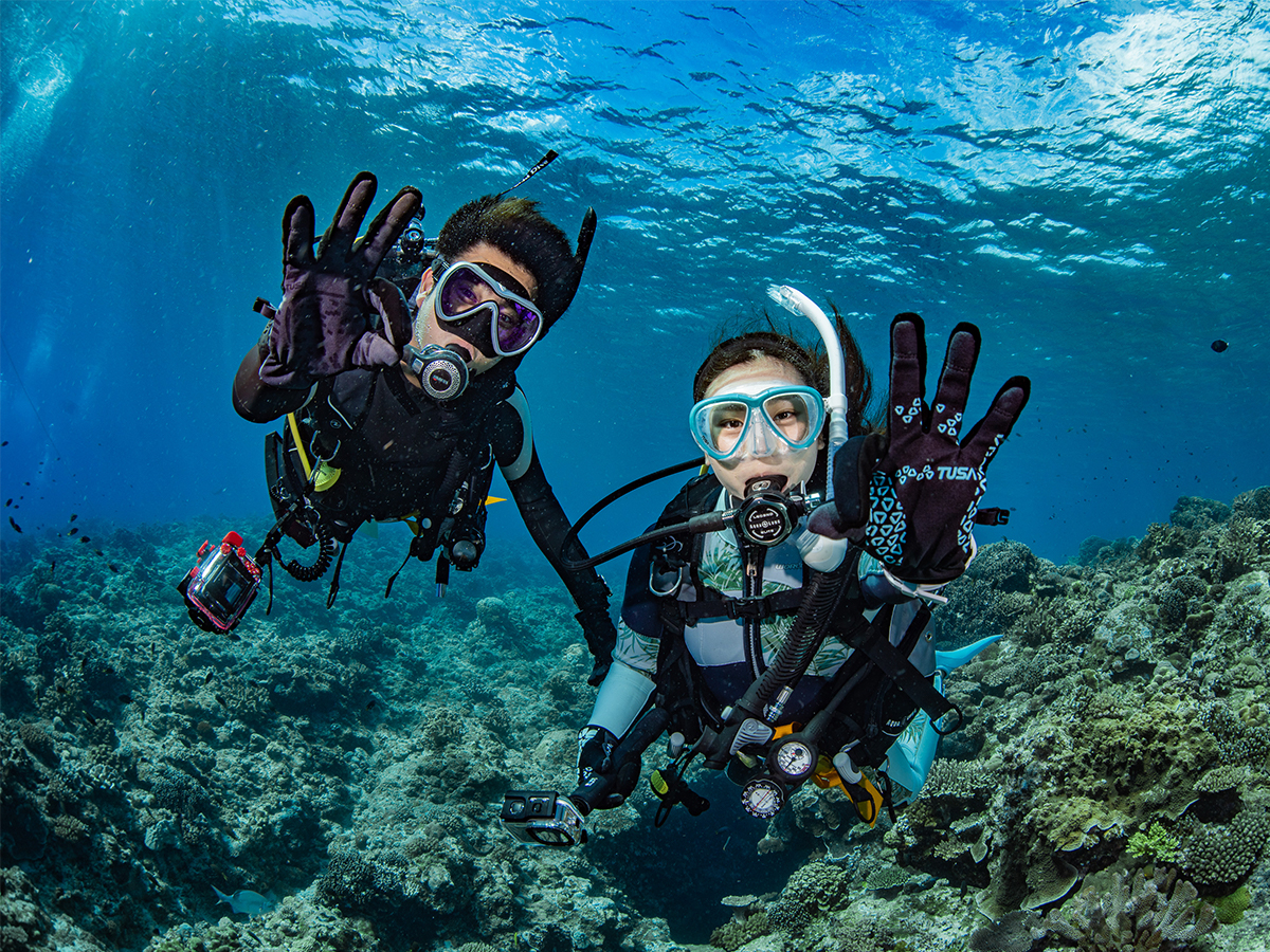 沖縄・那覇】スキューバダイビング午後半日体験プラン☆女性