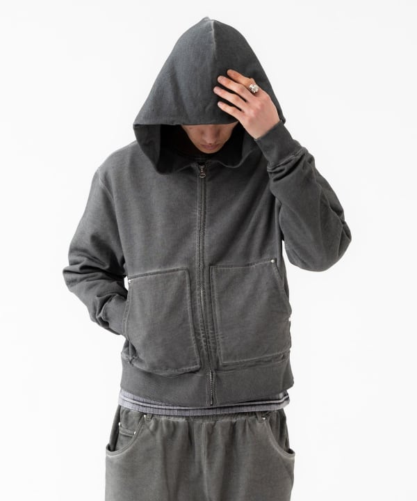 BEAMS（ビームス）FUTURE ARCHIVE / AGING SWEAT ZIPUP HOODIE