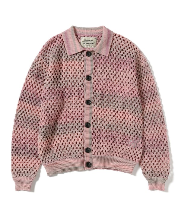 BEAMS（ビームス）FUTURE ARCHIVE / GRADATION CLOCHET KNIT SHIRT