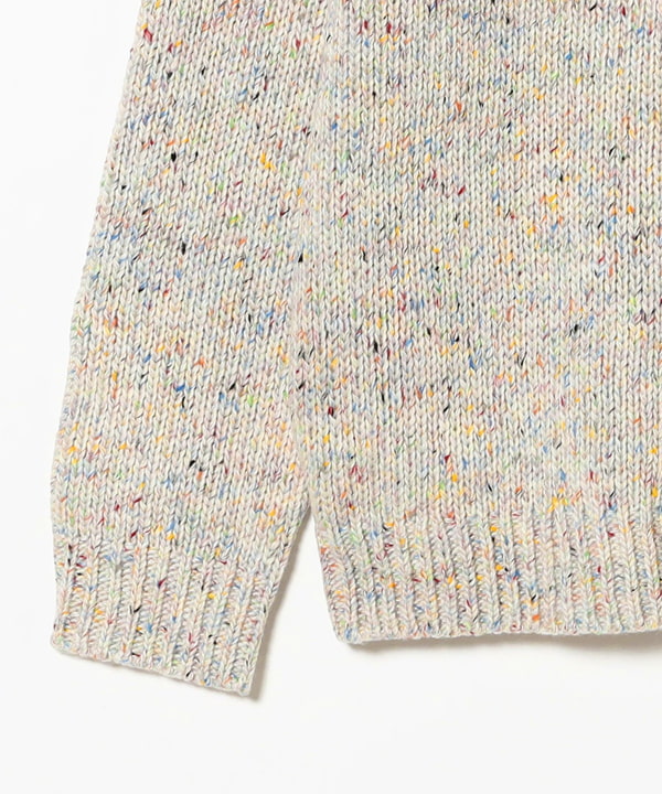 BEAMS（ビームス）3ゲージ カラーネップ クルーネック ニット 24FW