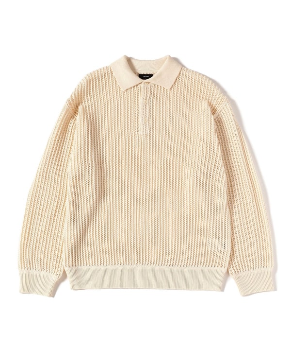 BEAMS（ビームス）【タイムセール】メッシュ ニット ポロシャツ
