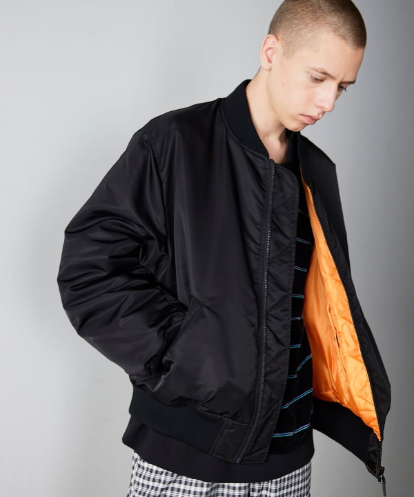 BEAMS（ビームス）リラックスフィット THERMOLITE(R) MA-1 （撥水