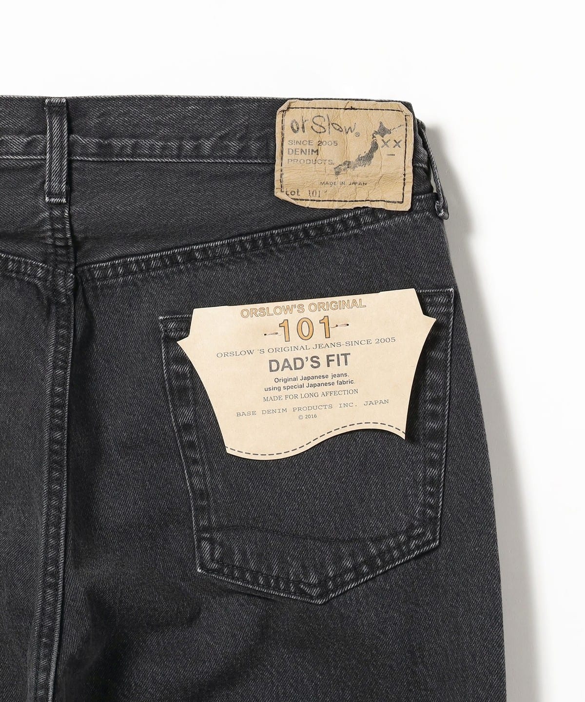 BEAMS（ビームス）orSlow / 101 DAD'S FIT DENIM PANTS BLACK（パンツ