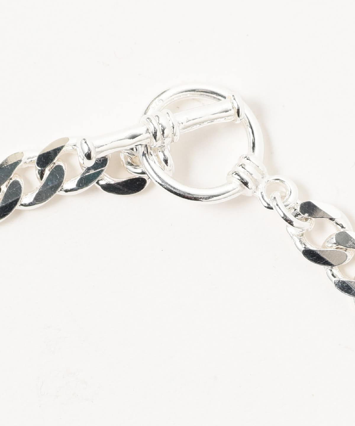 BEAMS（ビームス）カーブ チェーン ブレスレット SILVER925