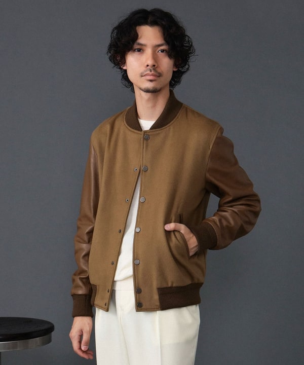 BEAMS F（ビームスF）【別注】CINQUANTA / コンビレザー スタジャン