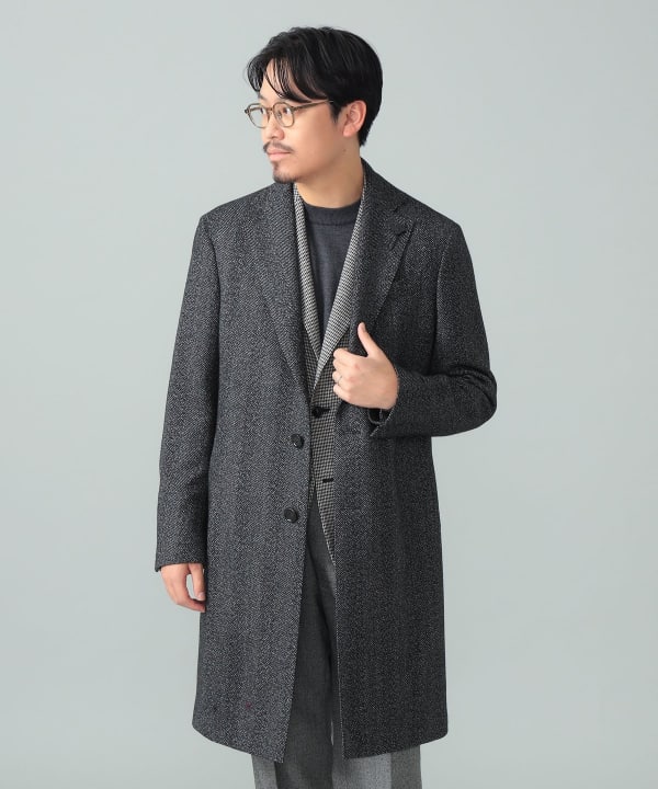 BEAMS F（ビームスF）【タイムセール】LARDINI / ウール ヘリンボーン