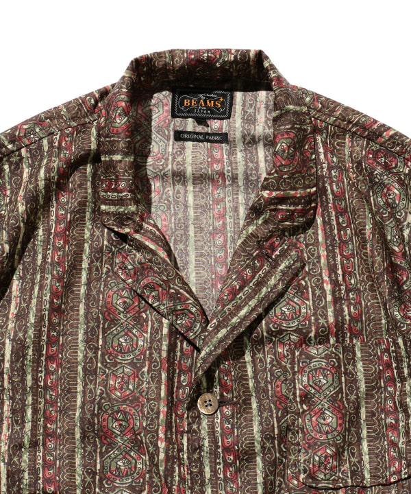 BEAMS PLUS（ビームス プラス）ポリエステル バティック プリント 4