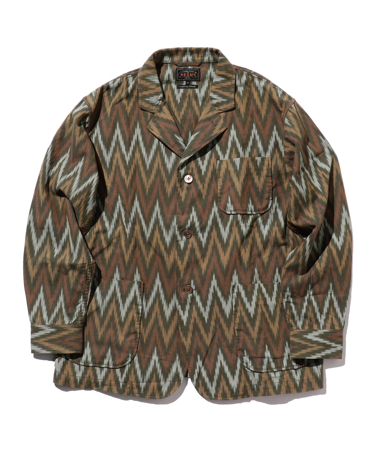 BEAMS PLUS（ビームス プラス）イカット 4ボタン カフス ジャケット