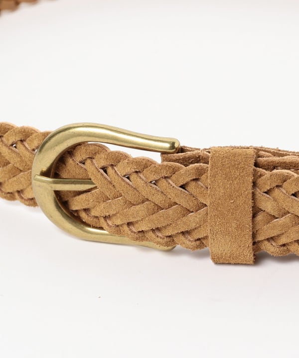 BEAMS PLUS（ビームス プラス）Suede Mesh Belt（ファッション雑貨