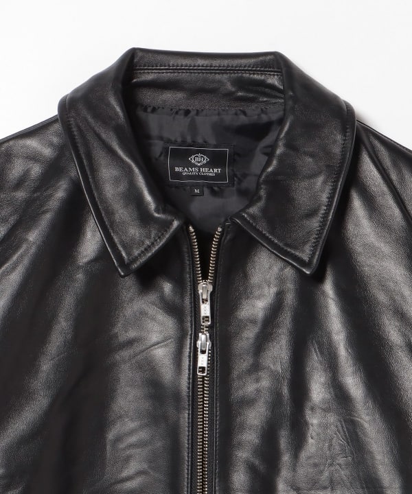 BEAMS HEART（ビームス ハート）【タイムセール】レザー ブルゾン