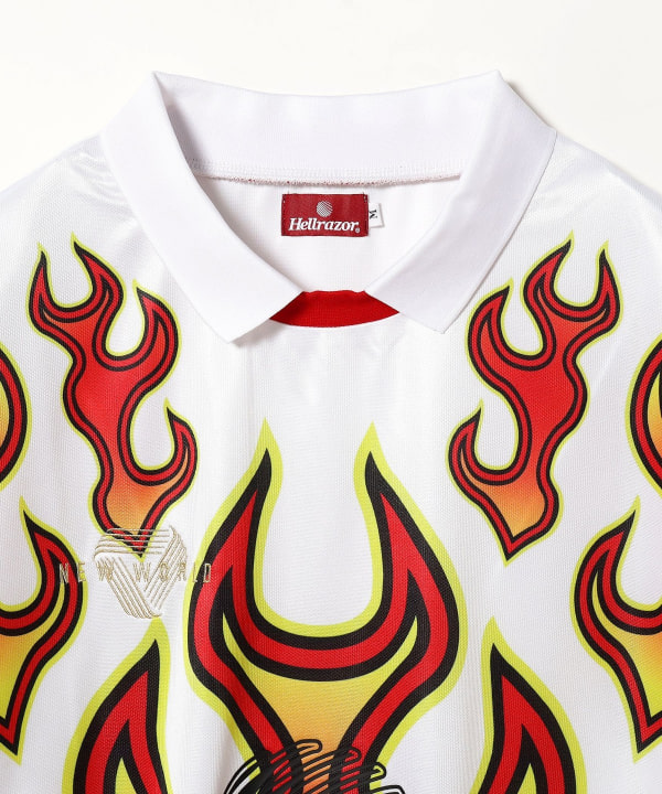 BEAMS T（ビームスT）HELLRAZOR / FIRE SOCCER JERSEY（シャツ