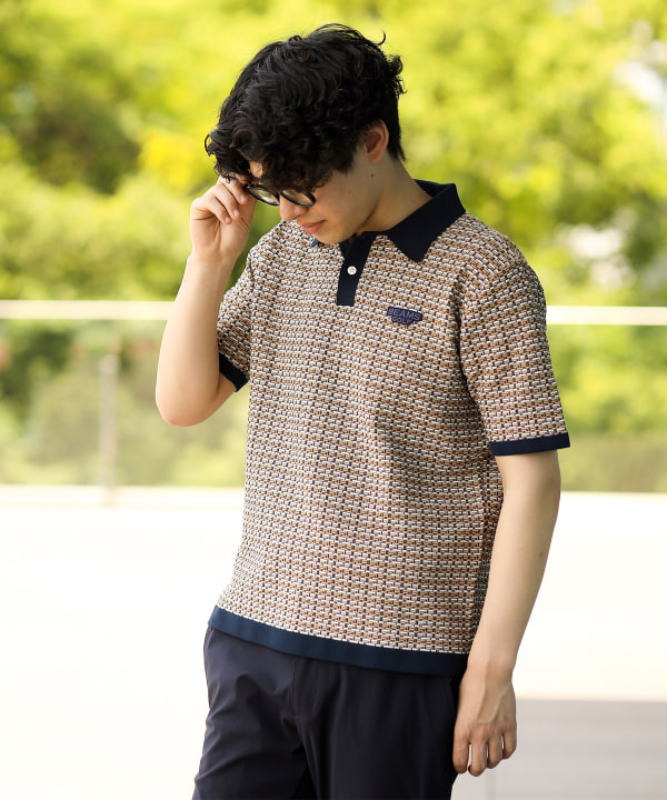 BEAMS GOLF（ビームス ゴルフ）〈MEN〉PURPLE LABEL / タック編み