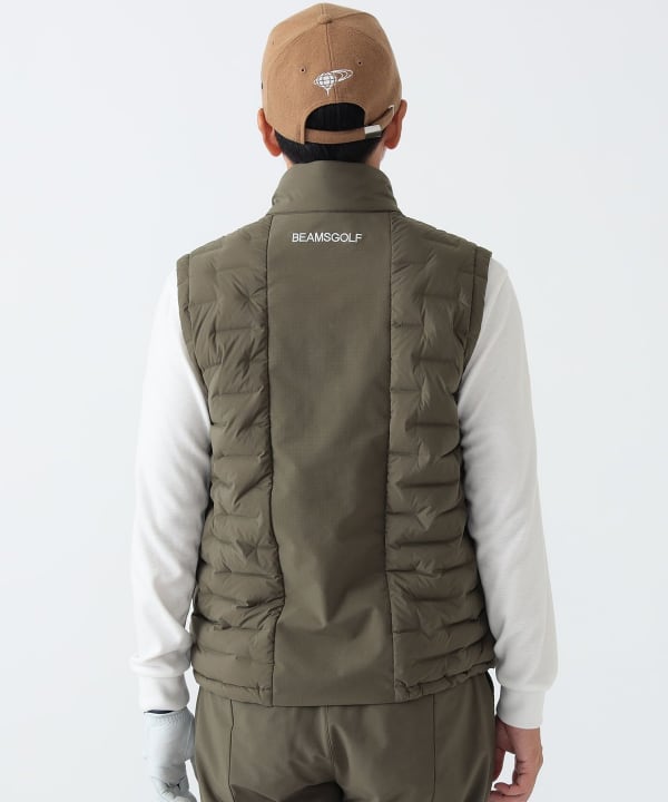 極美品】ダウンベスト 撥水JUN&ROPE ゴルフダウンユニセックス メンズS