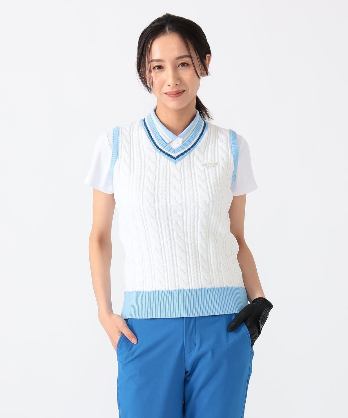 BEAMS GOLF（ビームス ゴルフ）PURPLE LABEL / チルデンニット ベスト