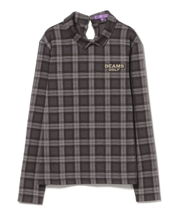 BEAMS GOLF（ビームス ゴルフ）PURPLE LABEL / 襟付き タータン