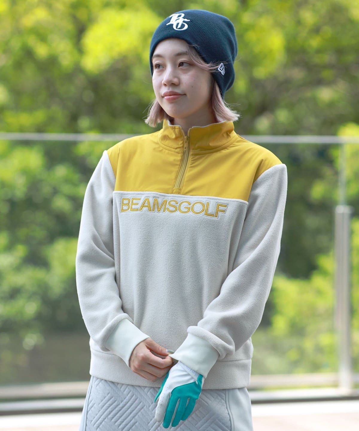 新品未使用 サイズL ビームスゴルフ プルオーバー フリース ジャケット BEAMS GOLF（ビームス ゴルフ）【2/12値下げ】B.G.THREE / ALL-TIME